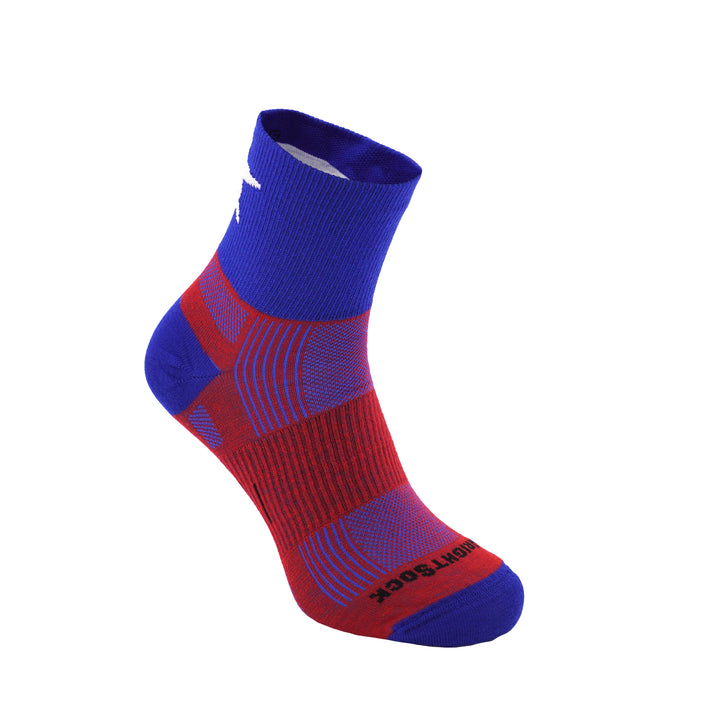 Explore, Double Layer, Quarter, Patriotic socks.