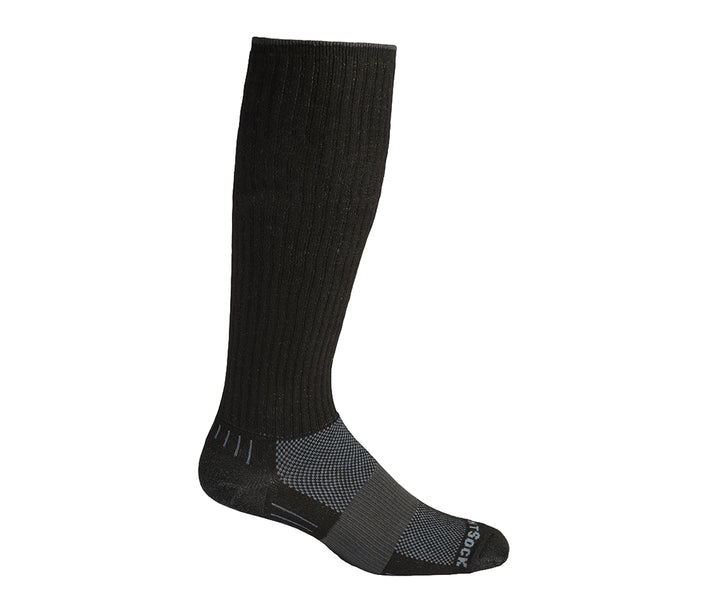 Escape, Double Layer, Over the Calf, Black socks.