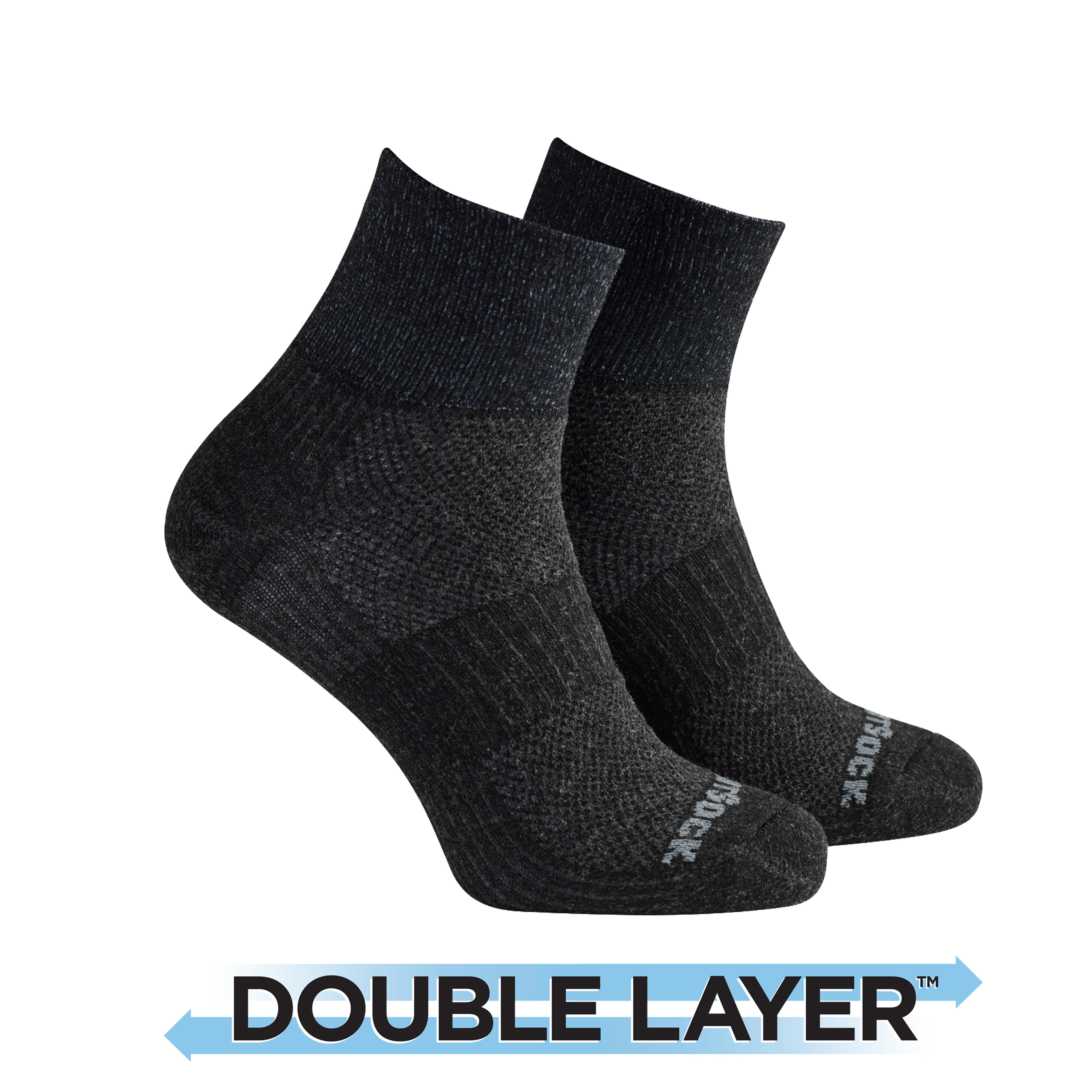 Wrightsock double layer deals lite lo quarter socks