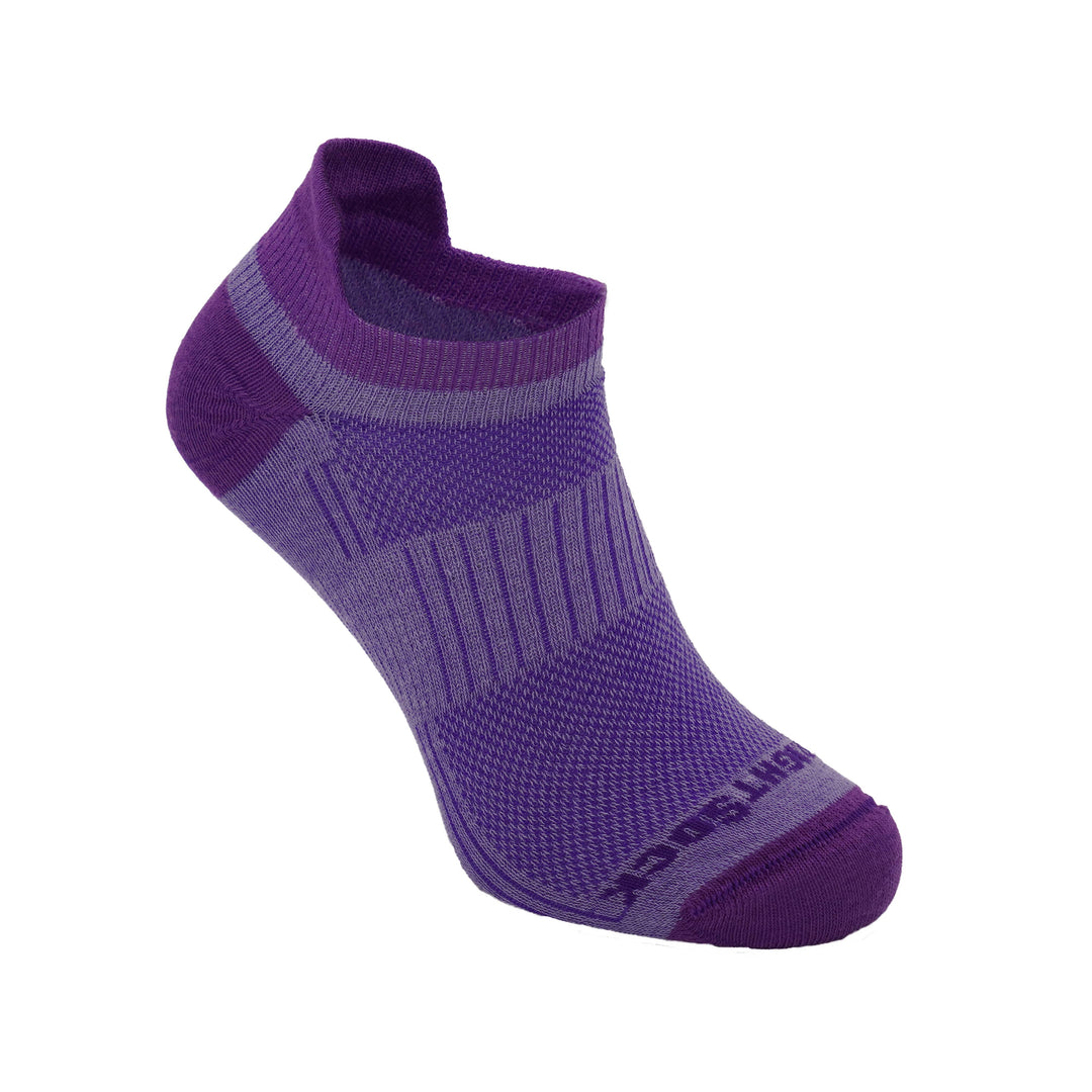 Color Q Straight Fit Light Purple Lycra Cotton Ankle Length